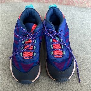 Merrell Kids Blue Purple Pink Trail Sneaker